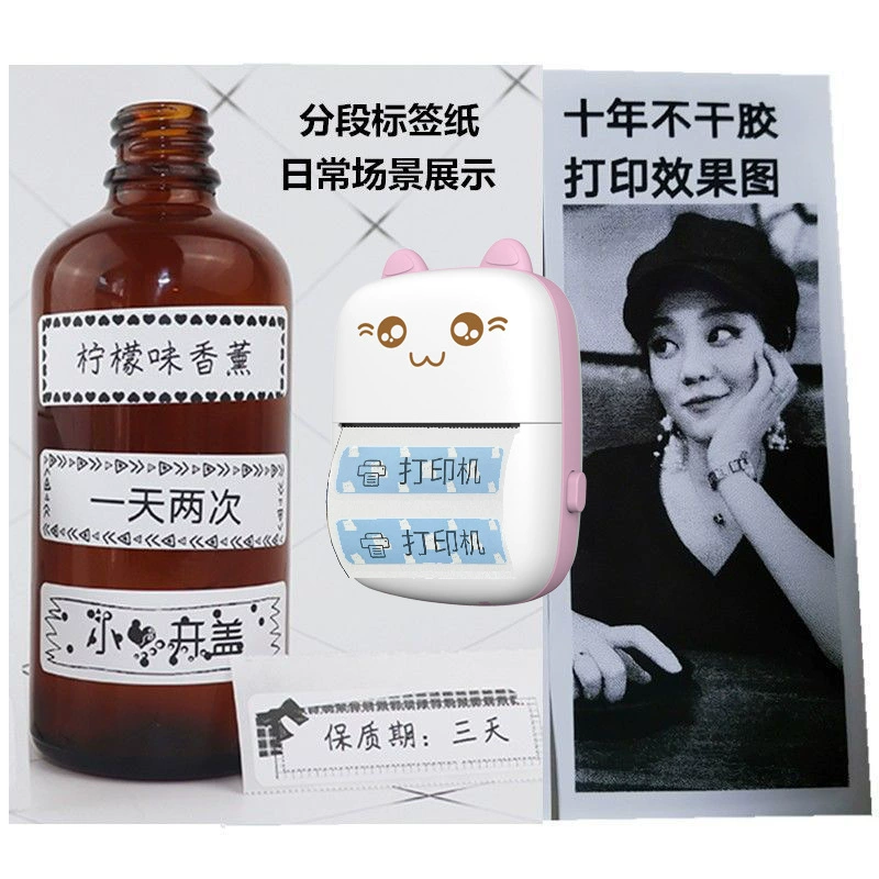 Pocket Photo Printer C9, handheld Bluetooth thermal printer, 200 DPI, battery-powered