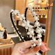 Children's hairpin hairband girl's cute little flower non-slip toothed headband little girl's Korean Princess broken hair headdress