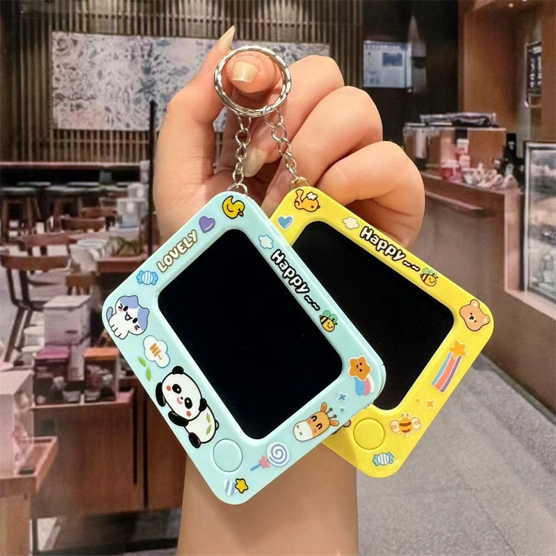 国境を越えたミニ落書き画板アニメ人形かわいいかばんストラップ小画家キーホルダー夜市スーパープレゼント