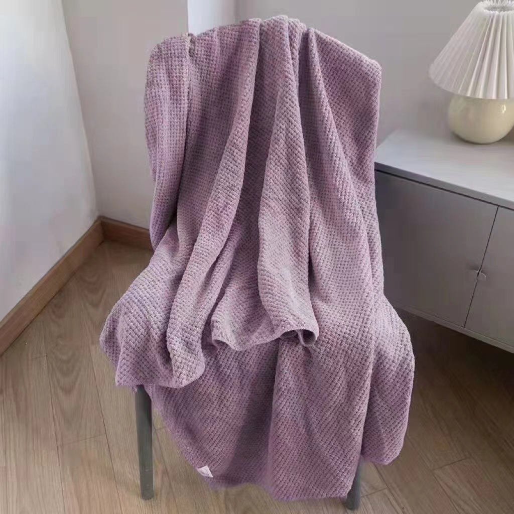 Nanas kotak-kotak ungu / 70*140cm
