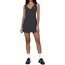 I 36903 Polka Dot V-neck Dress ���� V ���������ȹ�羳��