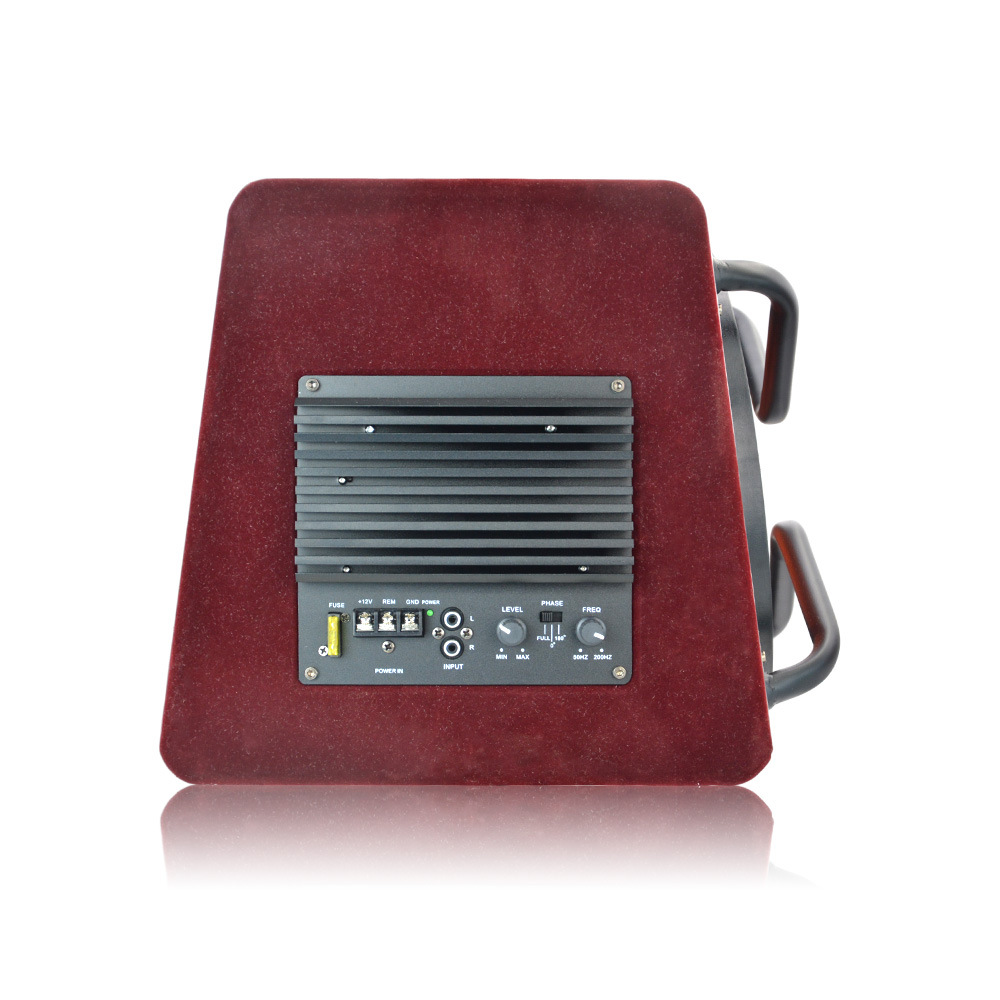 Factory wholesale car audio modified high-power 1200W trapezoidal 12V active overweight 10 inch car subwoofer