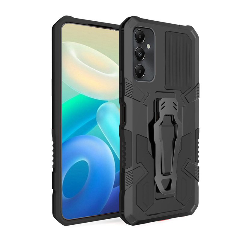 For Samsung A16 mecha warrior phone case A06 all-inclusive A55 bracket A35 anti-fall A15 set A05