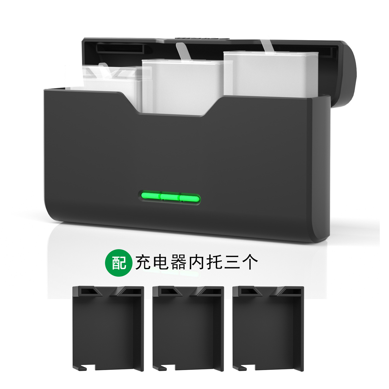 SEIVI Gopro5678910 11 Cargador de batería Tipo-C cargador de tres ranuras accesorios de cámara deportiva