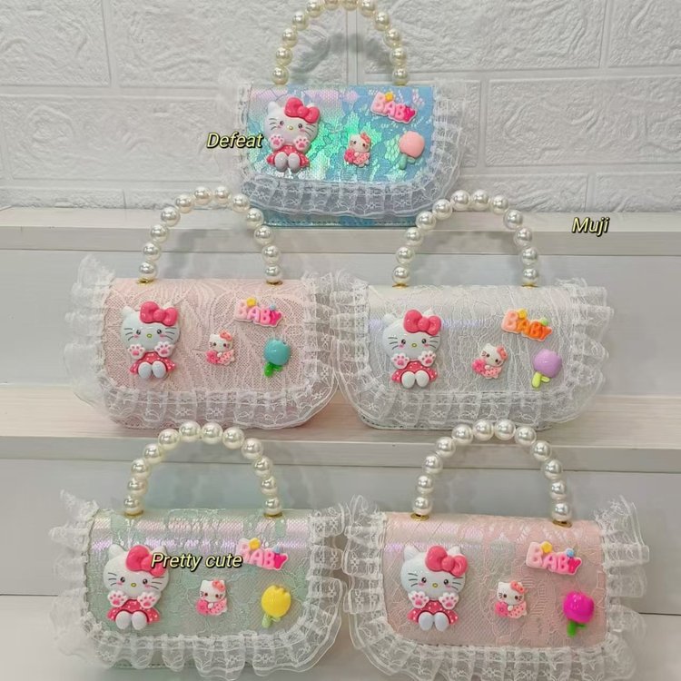 Bolsas infantiles lindas princesas de dibujos animados bolsas de mano niñas extranjeras bolsas de hombro para niños accesorios de cambio