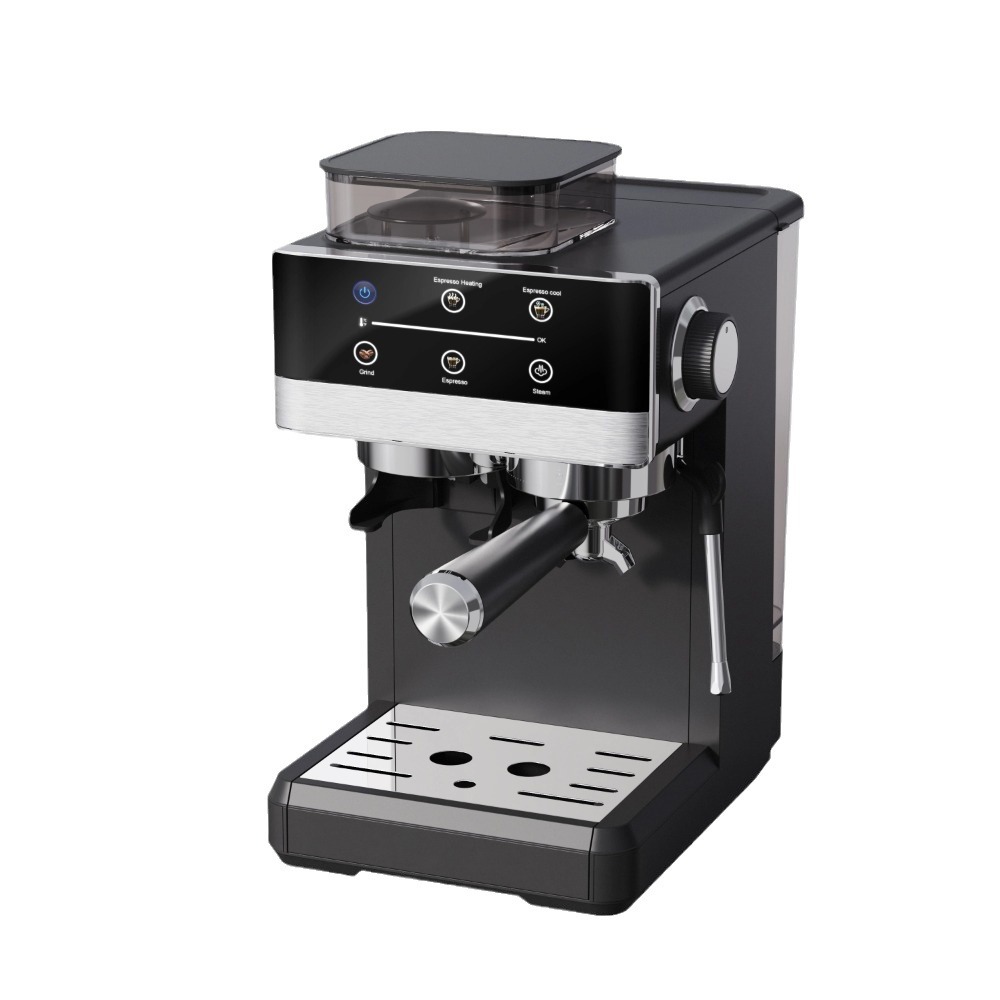 Máquina de café todo en uno de extracción en frío transfronteriza con molienda de frijoles, bomba doméstica semiautomática, máquina de café espresso a presión
