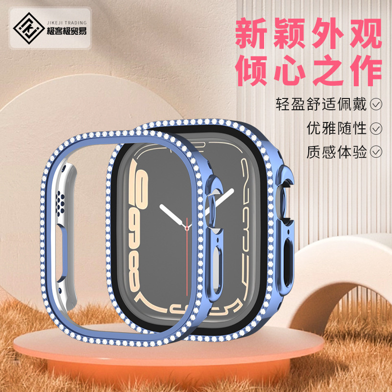 Suitable for Apple Ultra1/2 49mm Single Drill One Personalized Fashion Beautiful Watch Protective Case