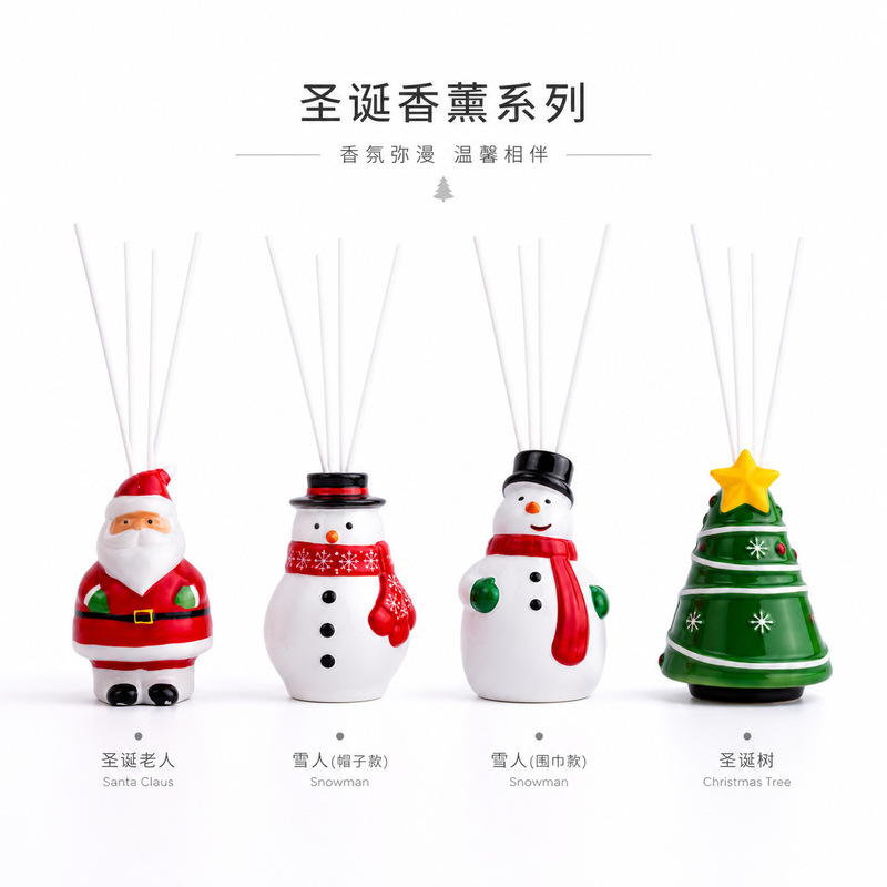 Cross-Border Christmas Snowman Sock Hanger for a Family of Four, Christmas Decoration Ornament, Living Room Hook, Creative Home Decor