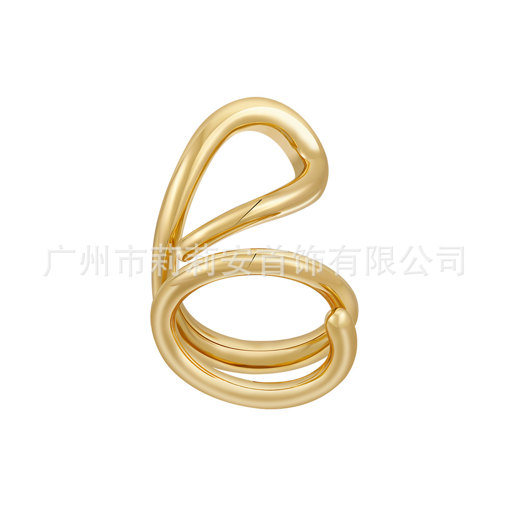 Brass small design ring