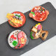Refrigerator Sticker Food Magnetic Sticker Simulation Hot Pot Guandong Boiled Yuanyang Pot Old Hot Pot Seafood Casserole Food Play Model Ornaments