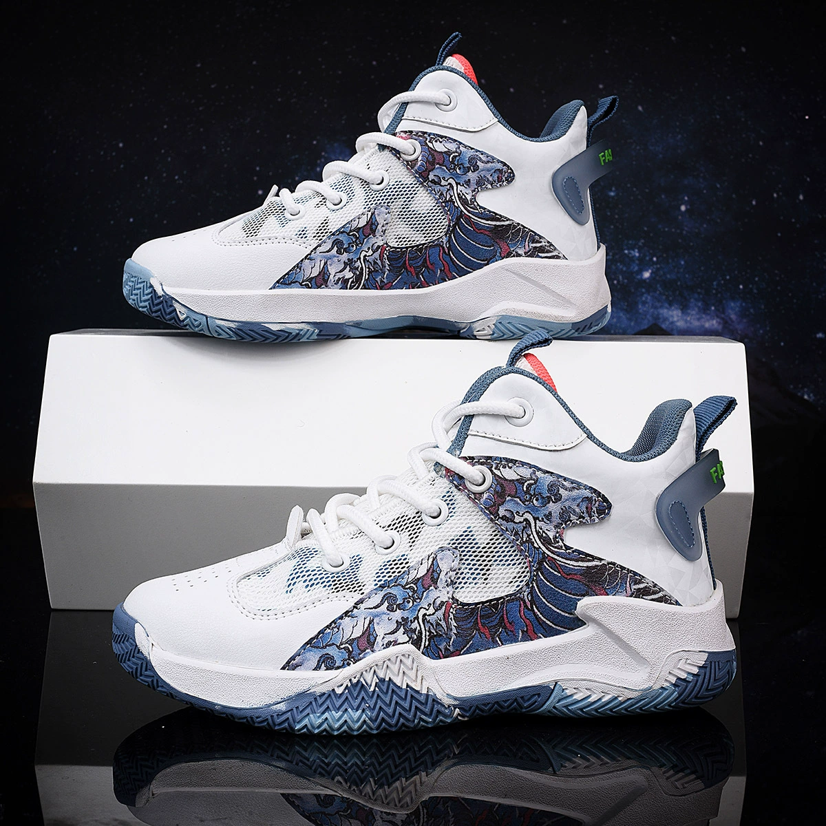 Children's Non-Slip Basketball Shoes for Boys - Breathable Summer Trendy Sports Footwear