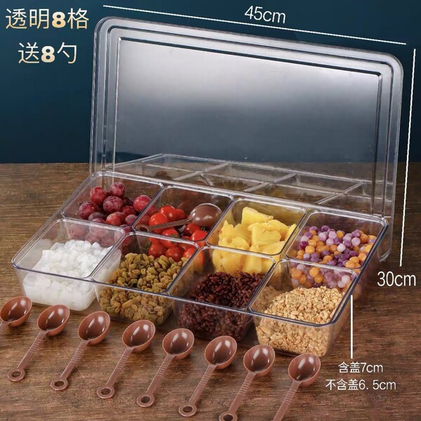 Seasoning box commercial multi-style seasoning tank 304 stainless…