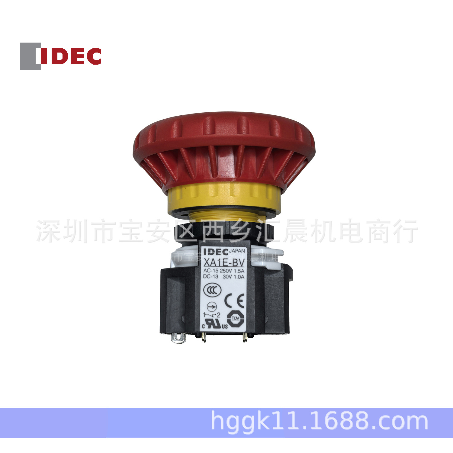 IDEC和泉急停按钮XA1E-BV402RH-EMO XA1E-BV411RH-EMO
