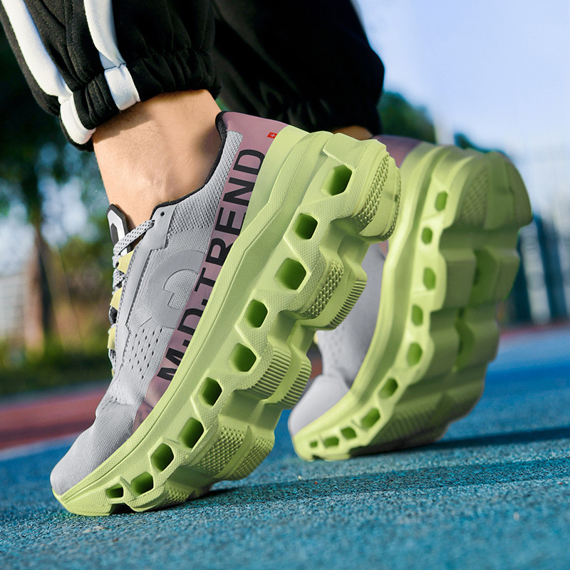 2023 nueva zapatilla de deporte de moda de los hombres zapatos para correr transpirable Jinjiang volar zapatos tejidos en stock Comercio exterior al por mayor zapatos de los hombres image 6