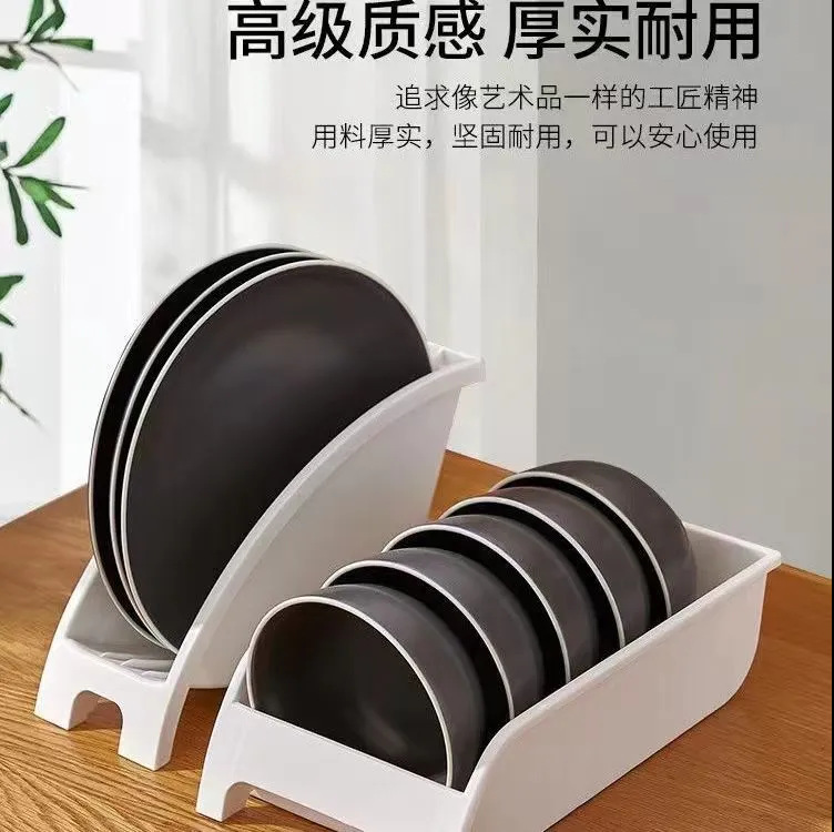Estante del almacenamiento de la cocina, plato, plato, vajilla y almacenamiento del estante de drenaje, gabinete multifuncional del hogar, cuenco y estante de la placa
