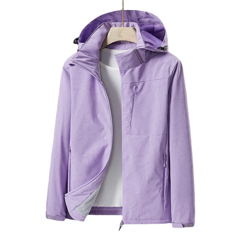 Наружная куртка для мужчин и женщин Съемная хлопковая одежда водонепроницаемая ветрозащитная и бархатная толстая осенняя и зимняя куртка женская печать