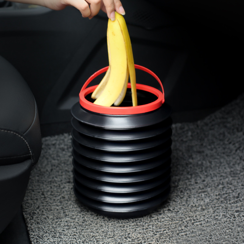 Car Trash Can Car Garbage Bag Folding Garbage Hanging Car Telescopic Mini Car Umbrella Storage Wholesale