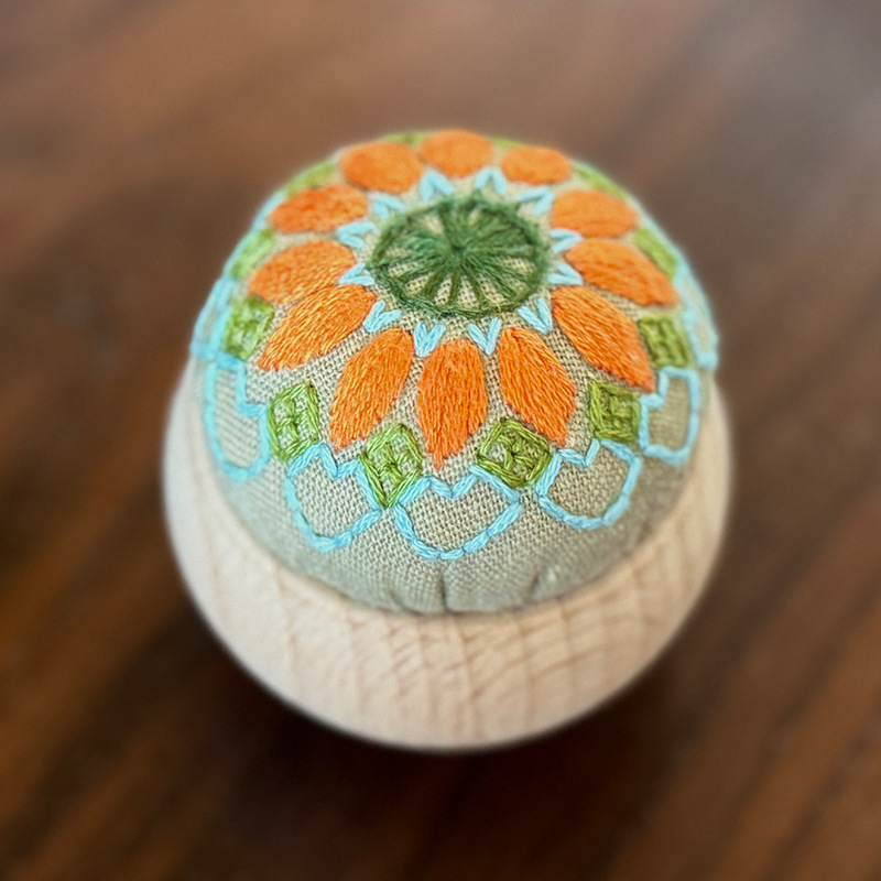 Paquete de material de bricolaje de bordado, bordado de espinas, práctica para principiantes, bolso de mano, juego de regalo, flor de bordado Lu, caja de inserción de aguja de autobordado tridimensional