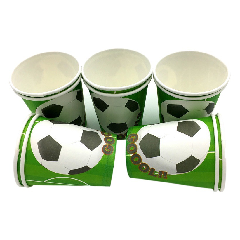 Fábrica caliente de la nueva historieta de los niños del Festival de cumpleaños atmósfera partido de Fútbol patrón partido traje Accesorios