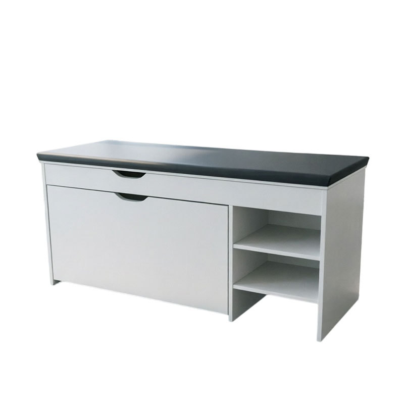 Taburete de cambio de zapatos portable para asiento integrado taburete de almacenamiento taburete de madera maciza taburete de asiento de gabinete de zapatos