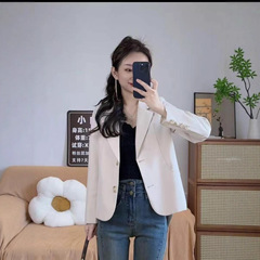 小个子短款秋西装外套气质百搭显瘦韩版小西装时尚休闲外套A7097