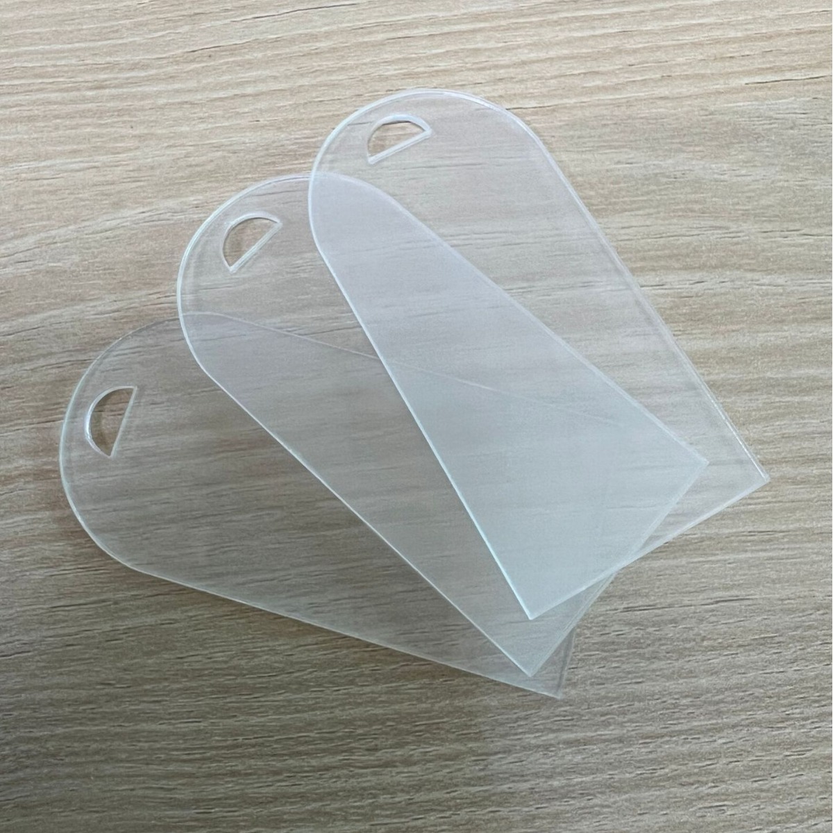 源头供应空白亚克力拱形带孔AB款标签标牌签名卡牌