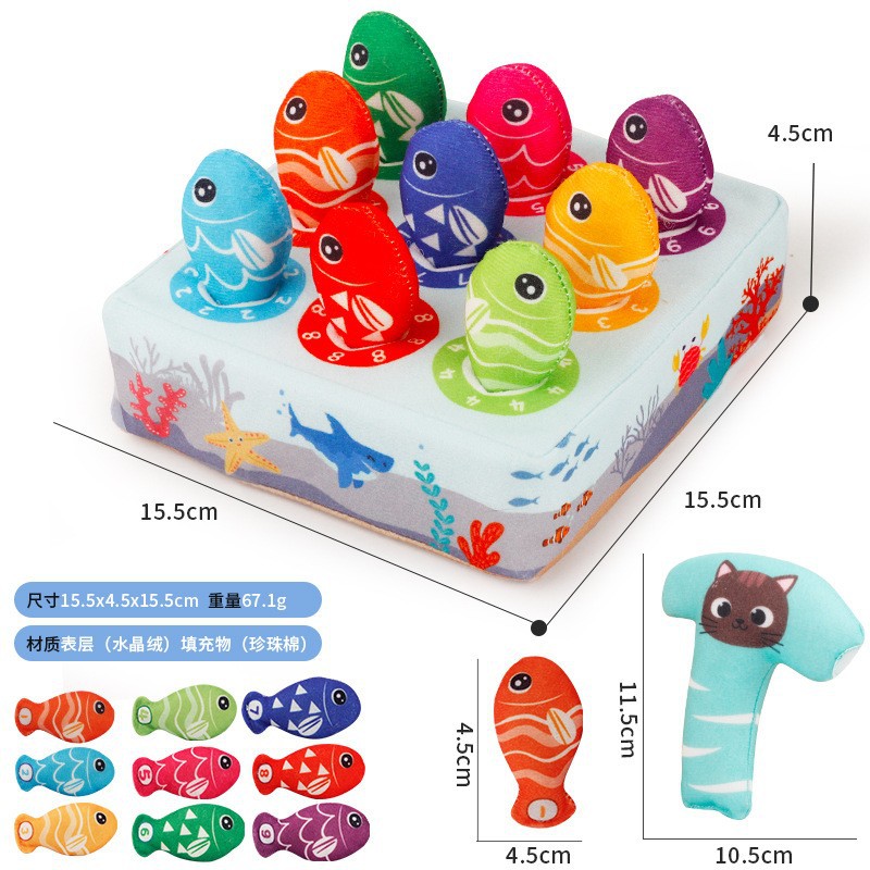 NO.956 낚시 일치하는 물고기-9 물고기 + 해머 낚시 67.1G