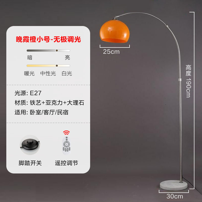 中古リビングルームソファの横に釣りフロアランプコーヒーテーブル装飾雰囲気ランプ寝室ホテルヴィラB&Bフロアランプ|undefined