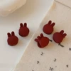 Red matte rabbit