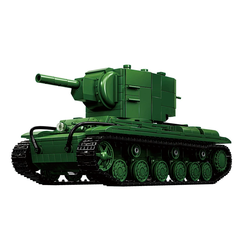 12GO97005KV-2 тяжелый танк модель времен Второй мировой войны Советская военная образовательная сборная конструктор игрушка для учащихся мужчин