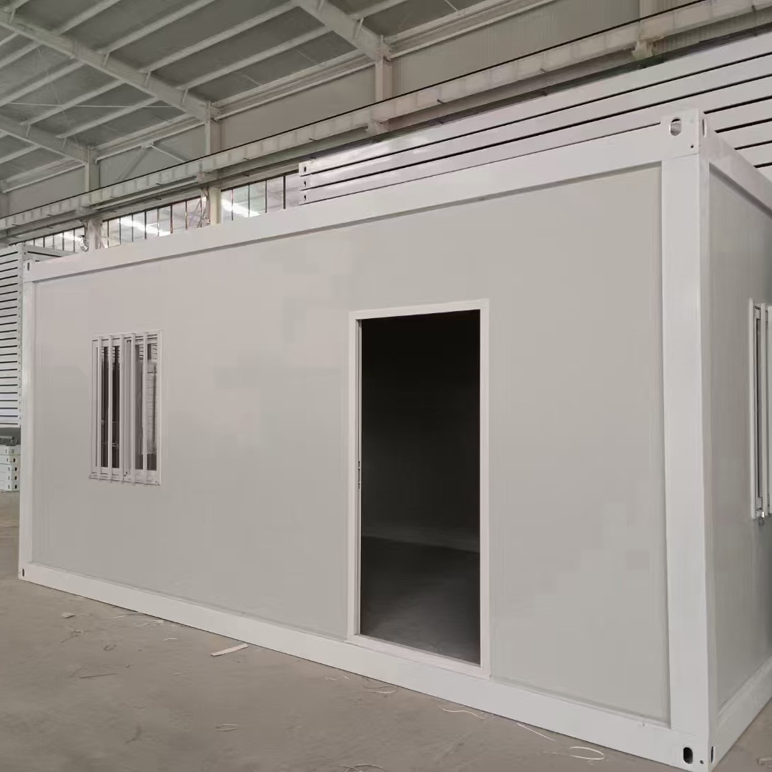 Dibuja la caja de embalaje de la oficina del departamento de proyectos del sitio de construcción de la sala de contenedores móvil personalizada