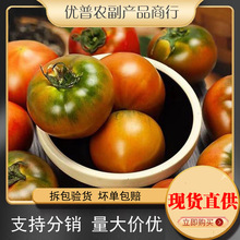 正宗铁皮柿子5斤整箱丹东草莓西红柿新鲜生吃3斤水果批发包邮番茄