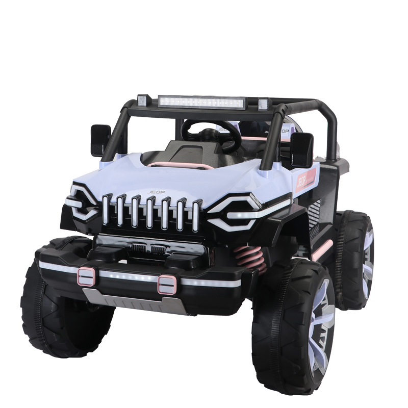 Coche de control remoto de juguete eléctrico de cuatro ruedas todoterreno para niños nuevos puede sentarse bebé adulto coche de juguete recargable Carro de bebé