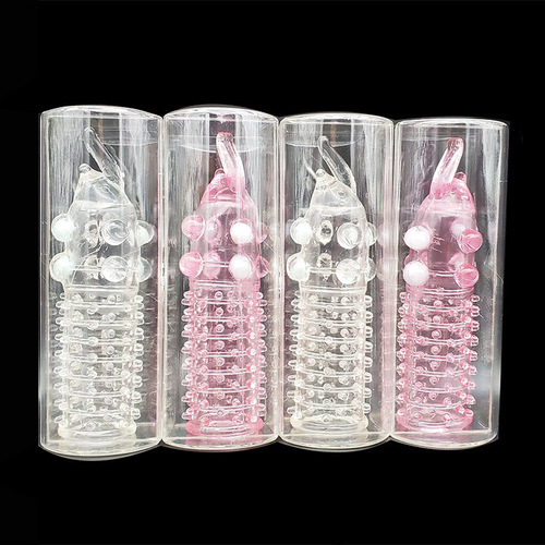 Zhengtian elephant crystal sheath, special-shaped thorn sheath, crystal condom, wolf tooth condom, enlarged and lengthened adult sex toy