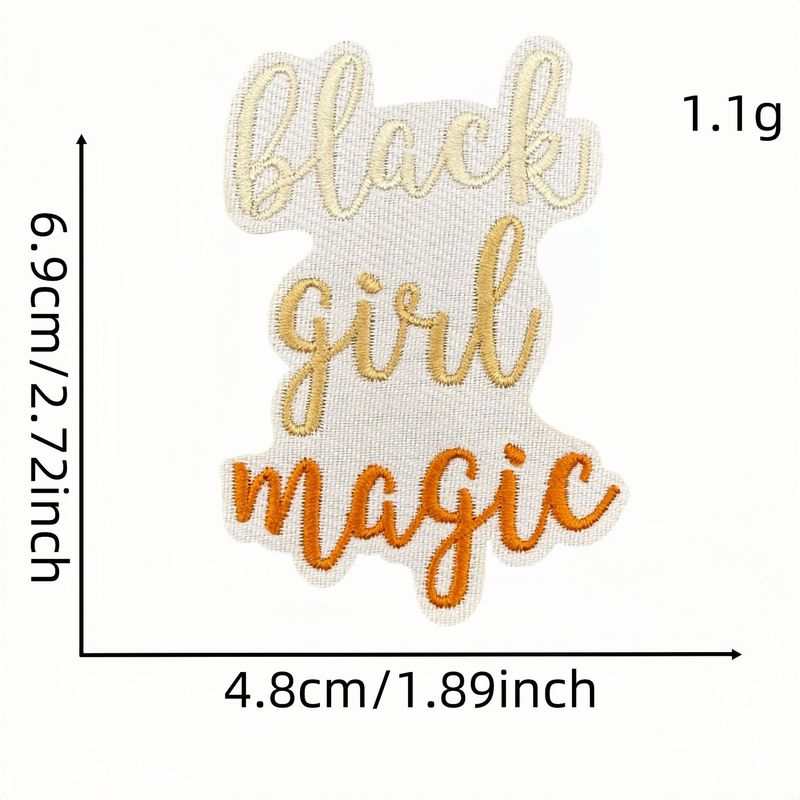 ファッショナブルな黒人少女魔法の布ステッカー刺繍漫画パッチアクセサリーパッチ在庫ありコンピュータ刺繍ホットメルト接着剤|undefined
