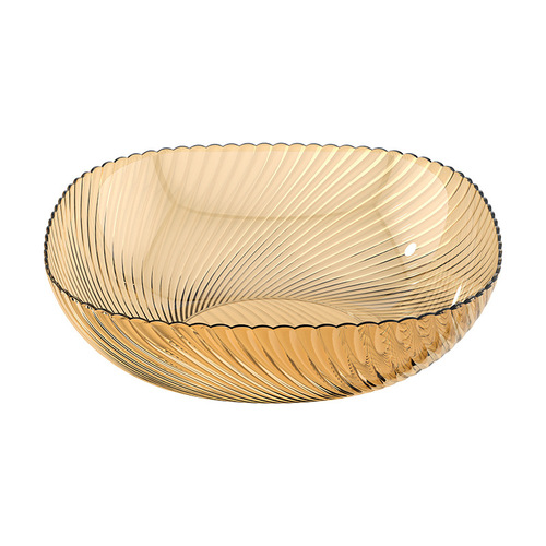 Home Living Room Ins Style Fruit Bowl, Simple and Fashion, Thickened and Enlarged Deep Plastic PET Fruit Storage Plate