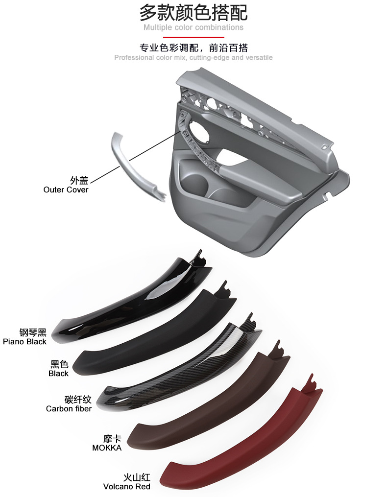 Suitable for Bmw's New G08G01G02 Inner Handle X3 Door Inner Handle X4 Inner Armrest Outer Cover Inner Handle