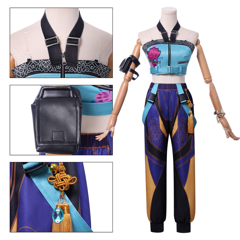 クロスボーダー新K-POPガールズグループK-POPハンターガールズグループcos服ルミミラゾイコスプレ衣装|undefined