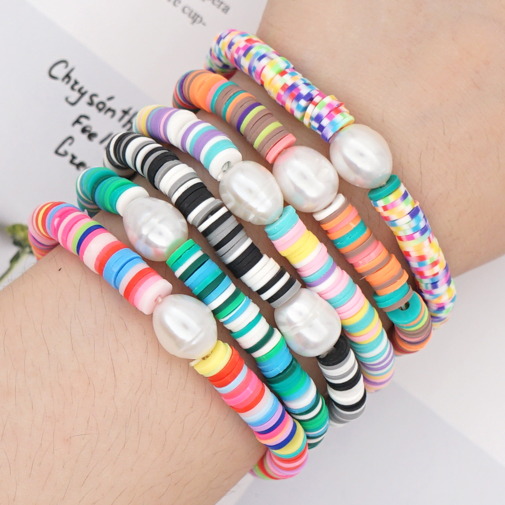 bohemia style color pearl couple braceletpicture45