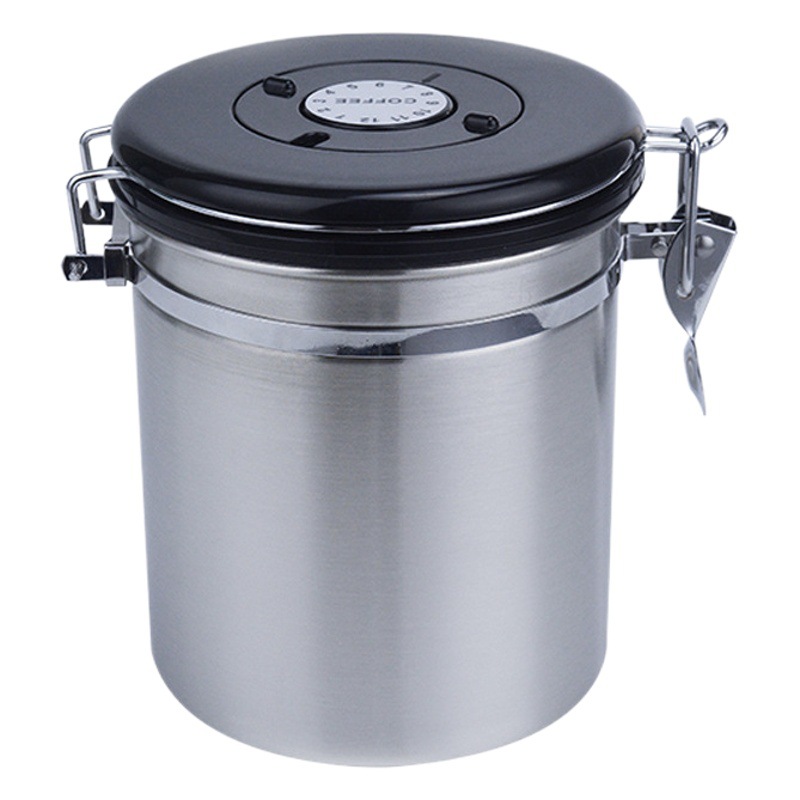 Latas selladas del grano de café directo de la fábrica con las latas selladas del acero inoxidable de la válvula de escape