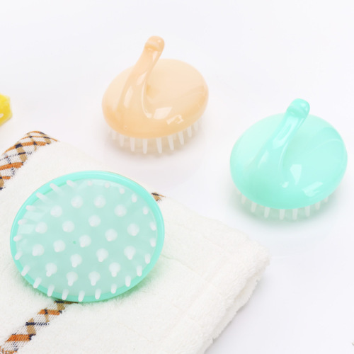 Shampoo Brush Shampoo Massage Comb Scalp Protection Claw Head Massager Meridian Brush Baby Silicone Shampoo Brush