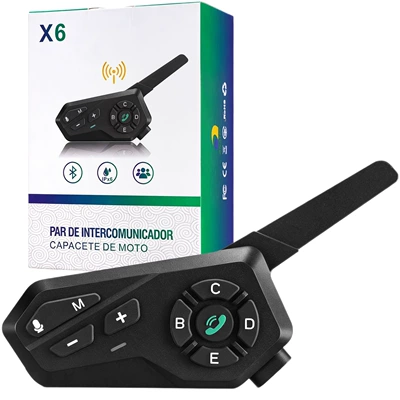 Intercom 1500m Waterproof | Motorcycle Helmet Headset