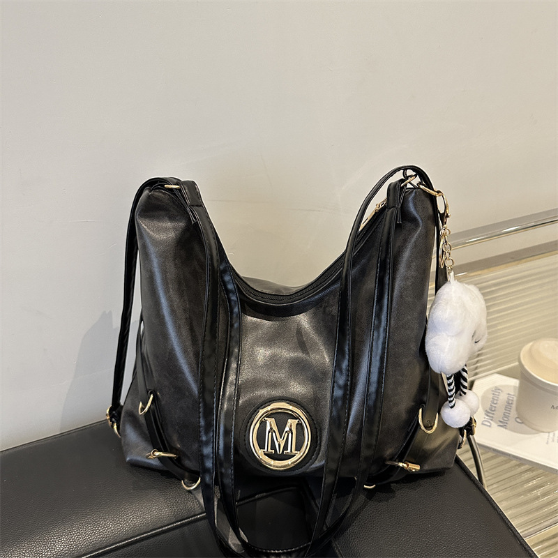 Retro Meirade gran capacidad tote bag mujer 2024 nuevo multifuncional mochila de alto nivel sensación de mochila versátil