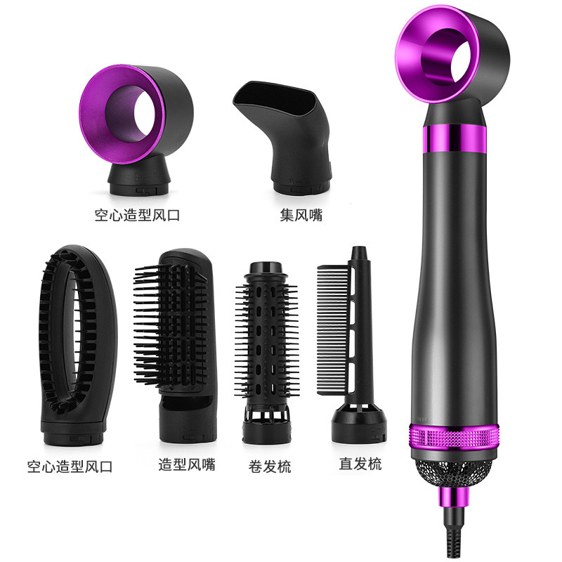跨境专供电吹风机 六合一大风力大功率理发店负离子冷热风吹风机|undefined