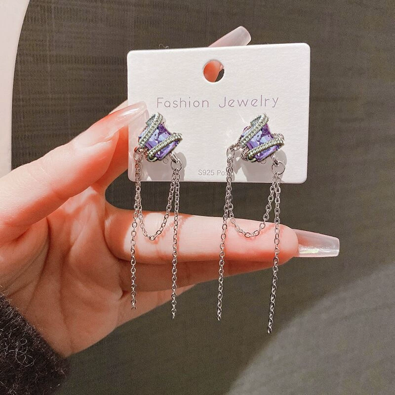 Asymmetrical Pearl Earrings, Silver 925 Posts, Universal Studs — Simple Elegant Design