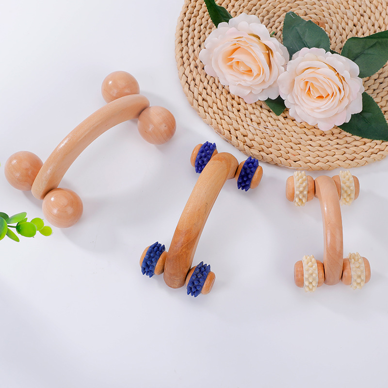 Wooden massager for gym for massage