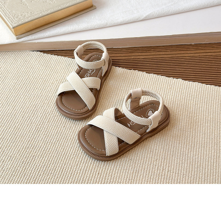 Flicksandaler med mjuk sula prinsess-stil strandskor_voghion.com