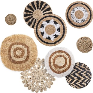 Hanging Wall Decoration Decoration suit Amazon Cross-border Wall Decoration Pendant Nordic Hand-woven Combination with Simple Folklore