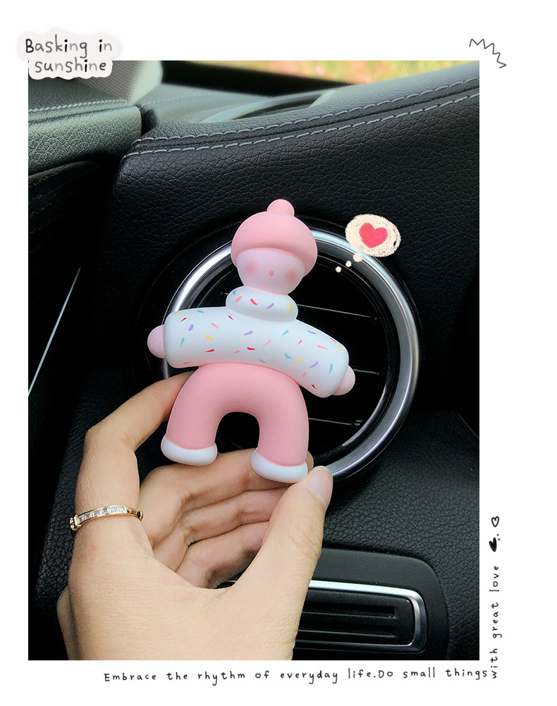 2025 New Villain Car Aromatherapy Car Perfume Air Vent Decoration Diffusing Stone Car Interior Ornament for Women