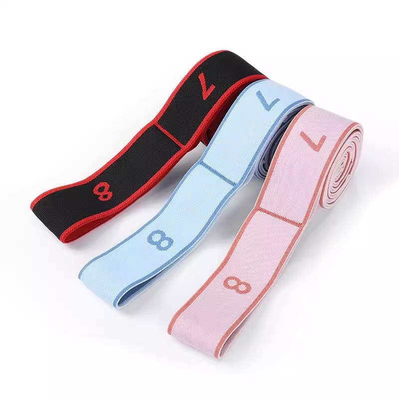 Dance Elastic Band Digital Segmentation 8 Grids 12 Grids Yoga Resistance Band Kidsren's Stretching Exercise Band Tension Band Large Quantity 0